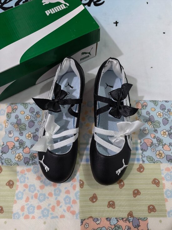 Puma Shoes - Puma Black Lace Mary Jane Shoes